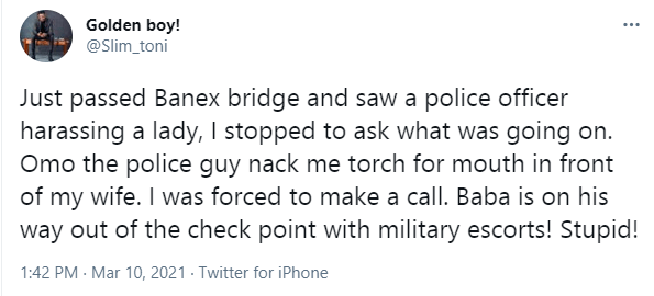 Man Police Officer Torch 