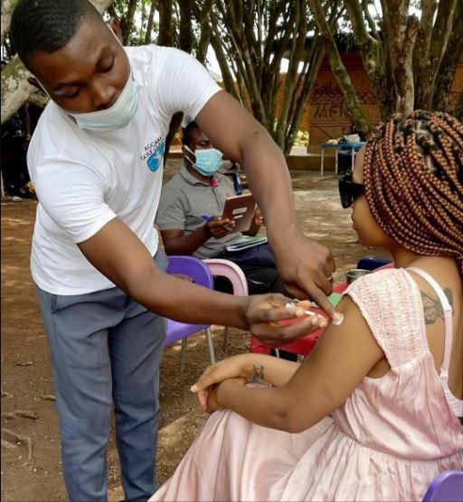 Regina Daniels COVID-19 Vaccine
