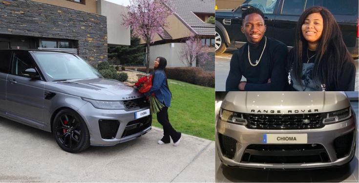 Footballer, Kenneth Omeruo gifts wife Range Rover as birthday gift (Video)