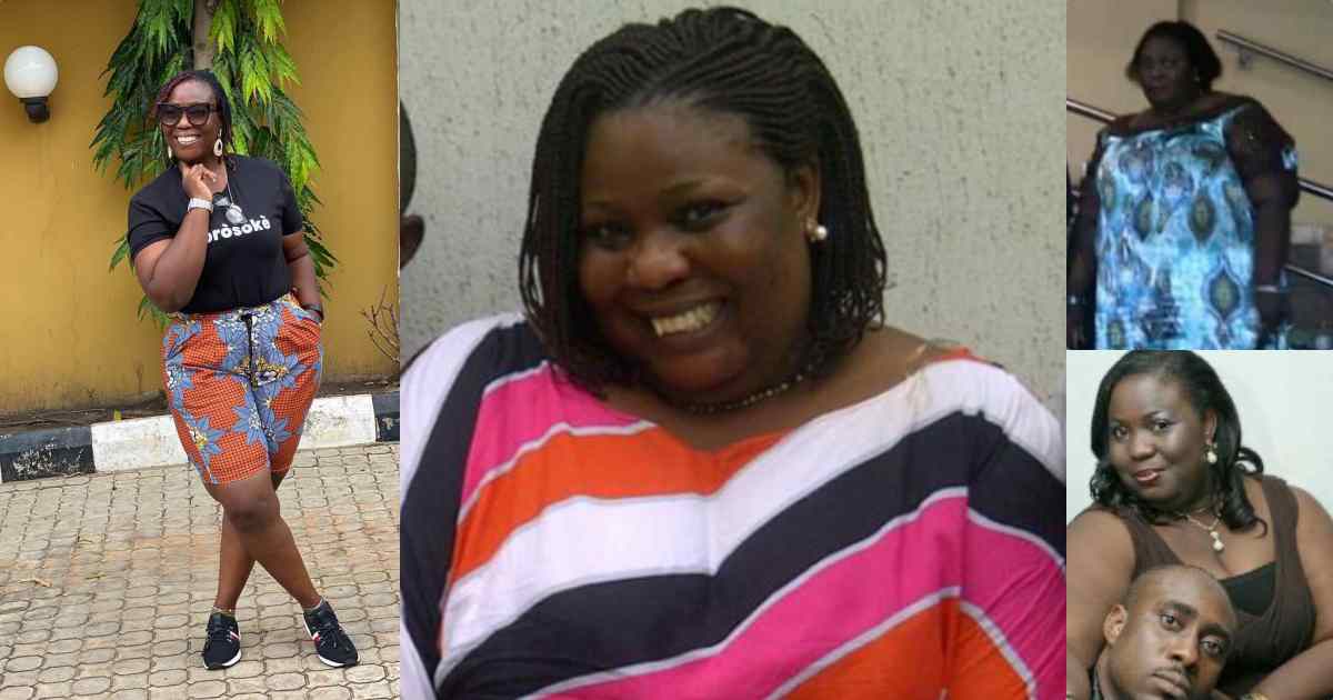 "I'm never going back to that shape" - Comedienne, Lepacious Bose says as she shares throwback and recent photos