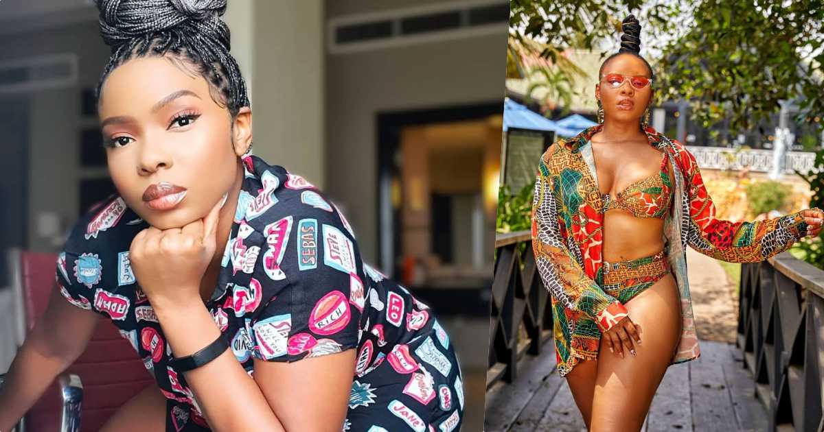 "Dressing like this won't get you a husband" - Man attacks Yemi Alade over birthday outfit