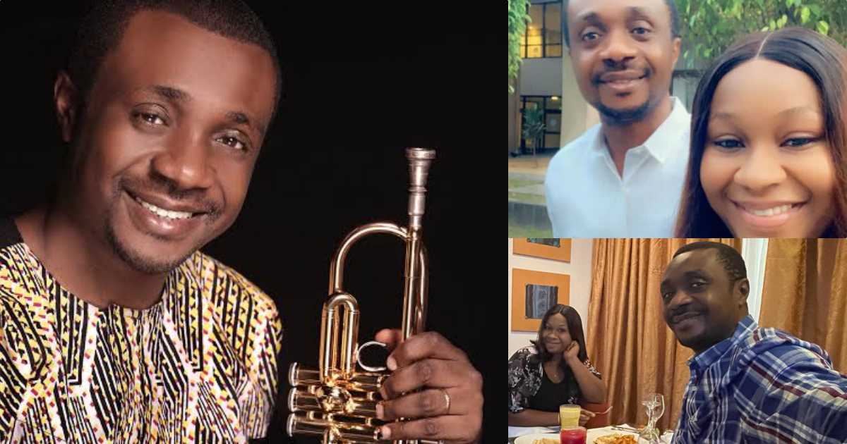 Nathaniel Bassey shares loved up photos with his wife, Sarah