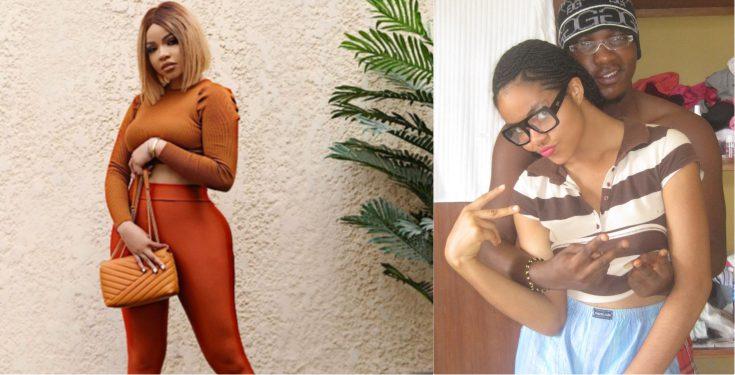 Reactions as Nengi shares throwback photo with cousin at age 12