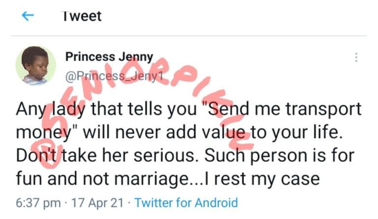 transport wife material