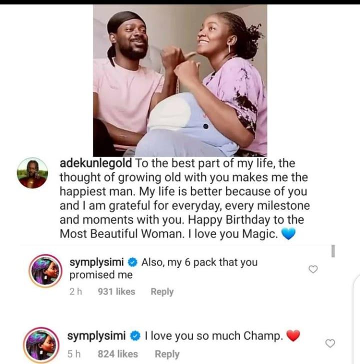 Adekunle birthday Simisola