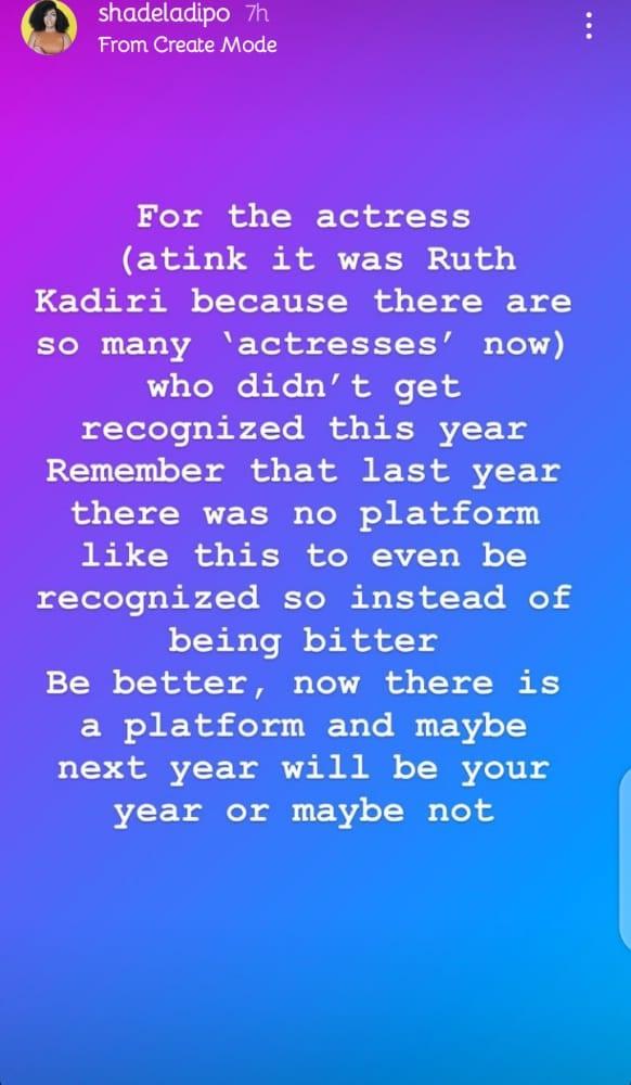 Shade Ladipo Ruth Kadiri