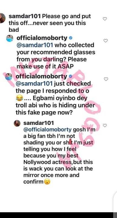 fan Biodun Okeowo modest