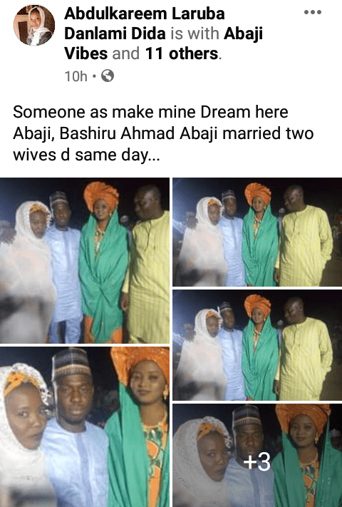 Man marries two women Abuja