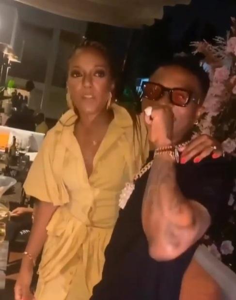 Wizkid spotted hanging out with daughter of Ghanaian's President on her birthday (Video)