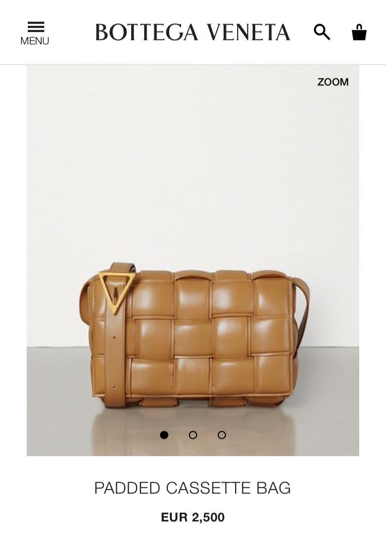 women's Bottega Veneta padded cassette handbag price