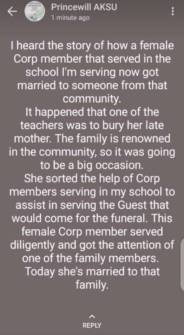 Female Corp Member Funeral