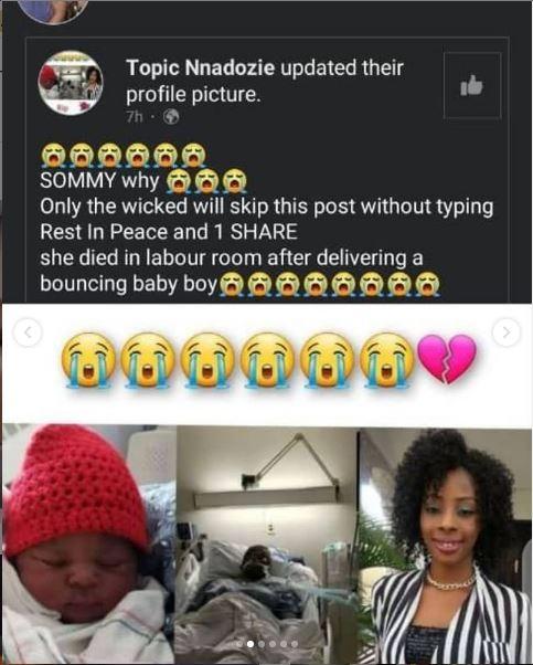 Aisha Lawal Dead rumours Facebook Post