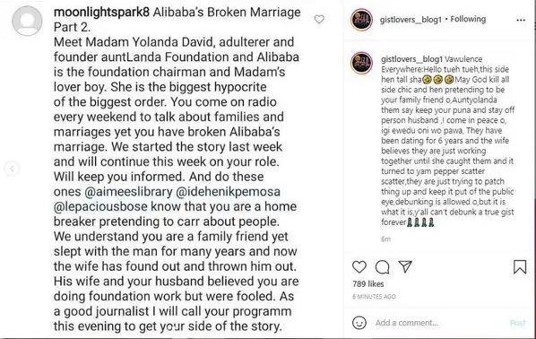 Alibaba bloggers side chick