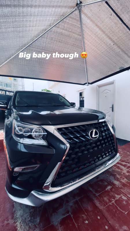 Skiibii gifts himself a brand new Lexus SUV worth millions of naira