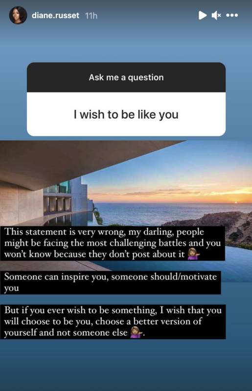 "People face battles that you don't know of" - BBNaija's Diane to fan who wish to be like her