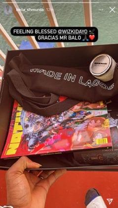 Bella Shmurda gift Wizkid