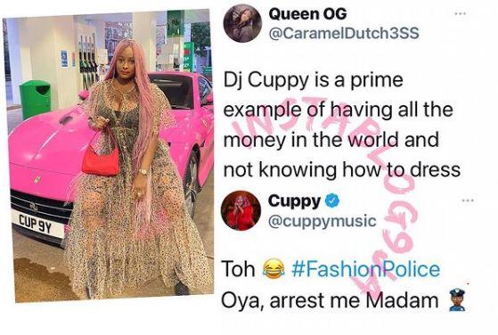 Twitter Money DJ Cuppy Dress