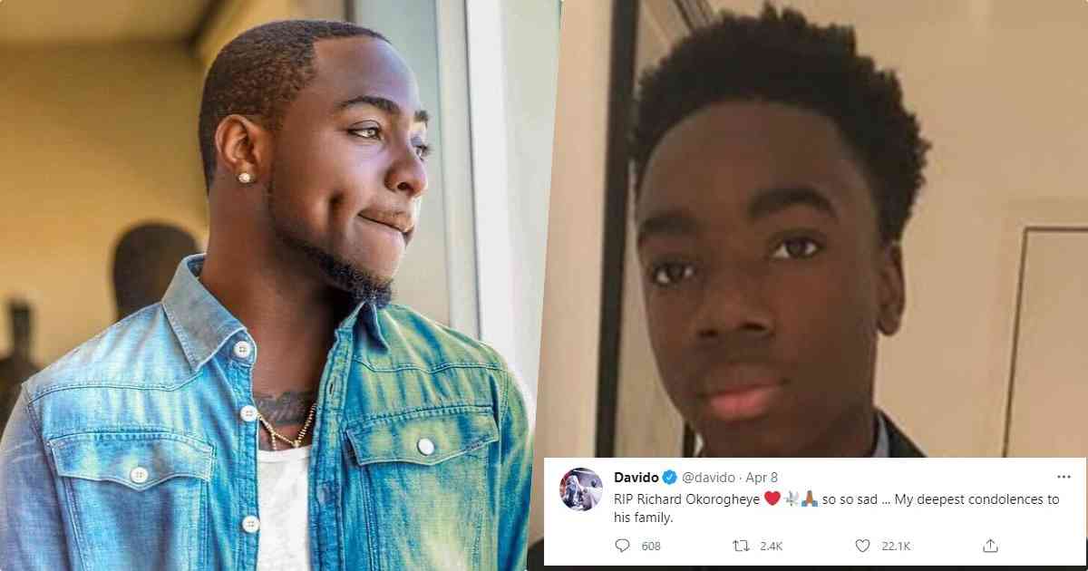 "Everyone is dying around you, hope it won't get to fans" - Troll attacks Davido