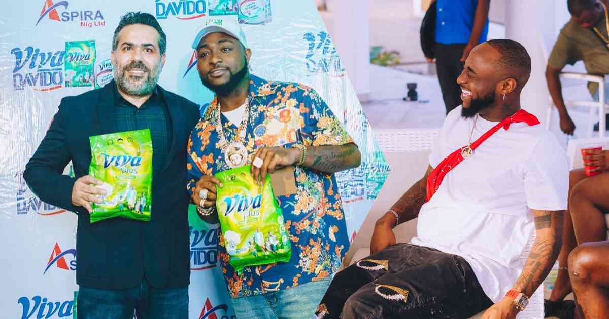 "O.B.O no see deal sign again" - Reactions as Davido bags deal with detergent brand