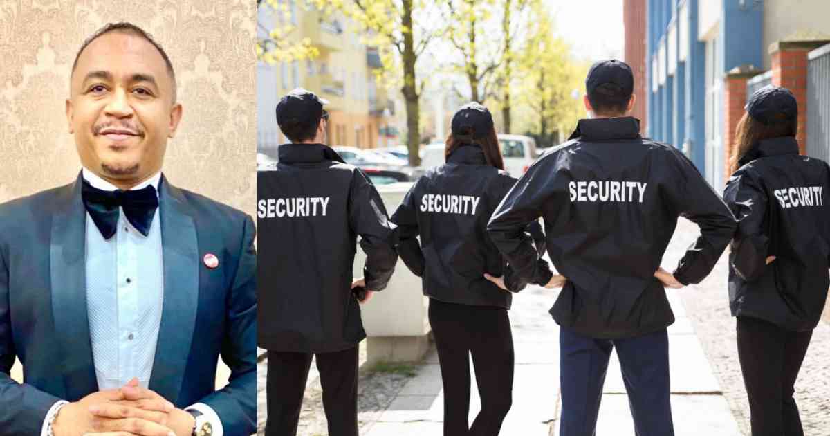 "Pastors using body guards while selling stickers to members for protection" - Daddy Freeze