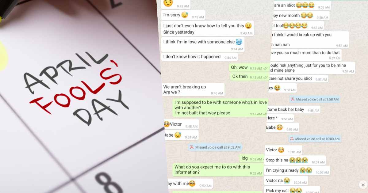 Lady in trouble after pranking boyfriend on being in love with someone else