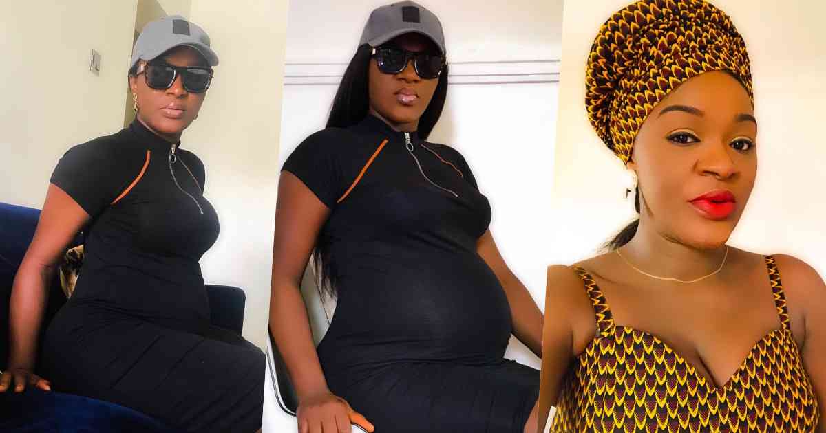 "God bless your progress" - Reactions as Chacha Eke flaunts baby bump