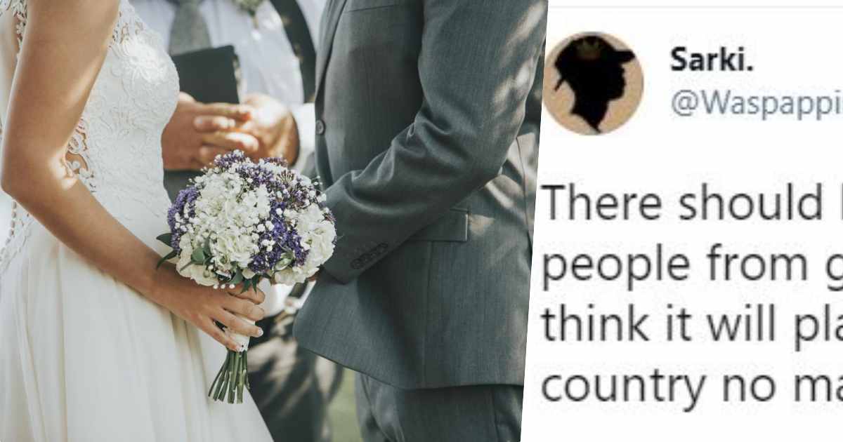 "Rich people should be banned from marrying one another" - Man fumes
