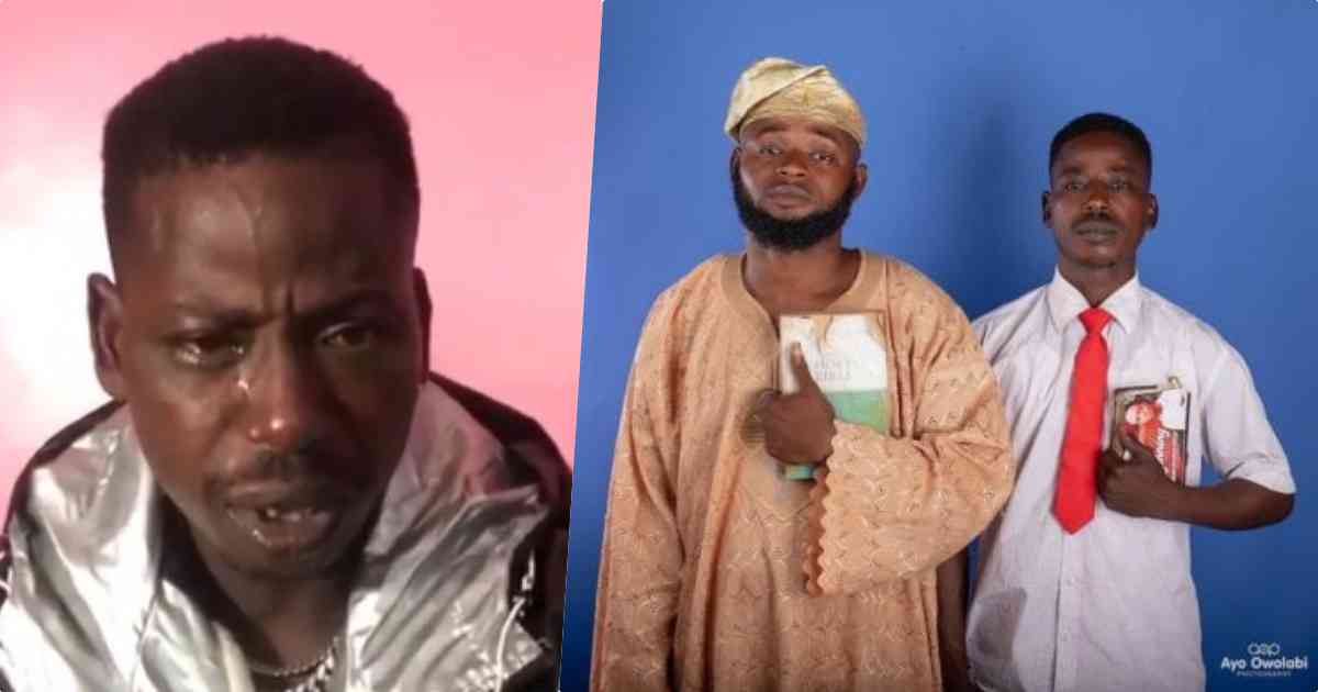 Black Camaru break into tears as he narrates struggle with colleague, Oba before fame (Video)