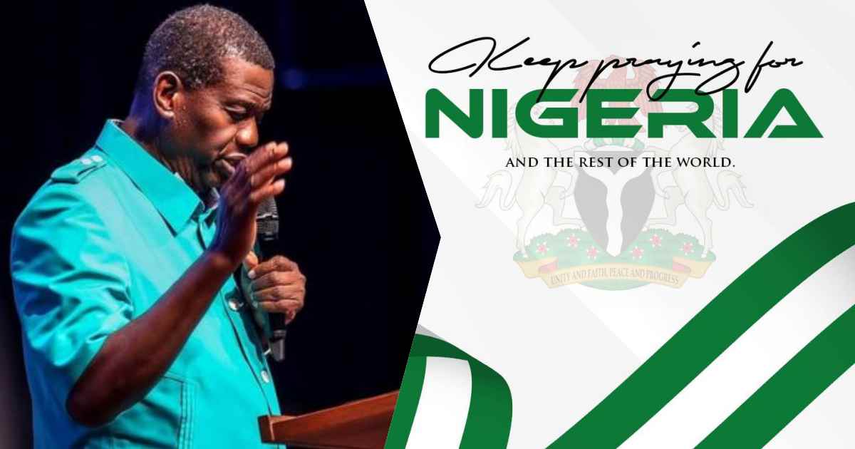 "May God have mercy and heal our land" - Pastor Adeboye prays for Nigeria amid insecurity crisis