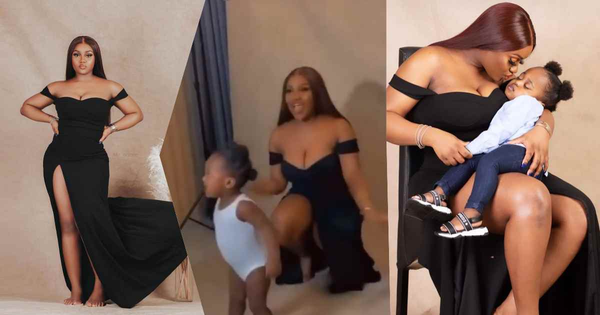 Moment Ifeanyi photobombed Chioma Rowland's birthday shoot (Video)