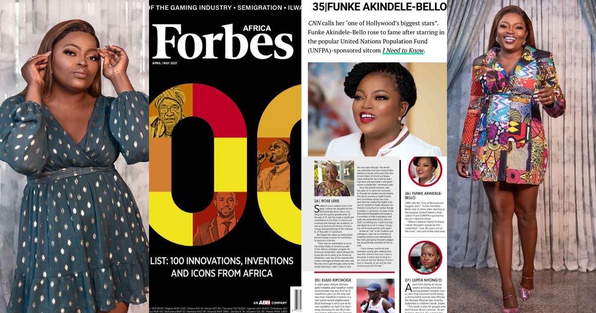 Funke Akindele Forbes list