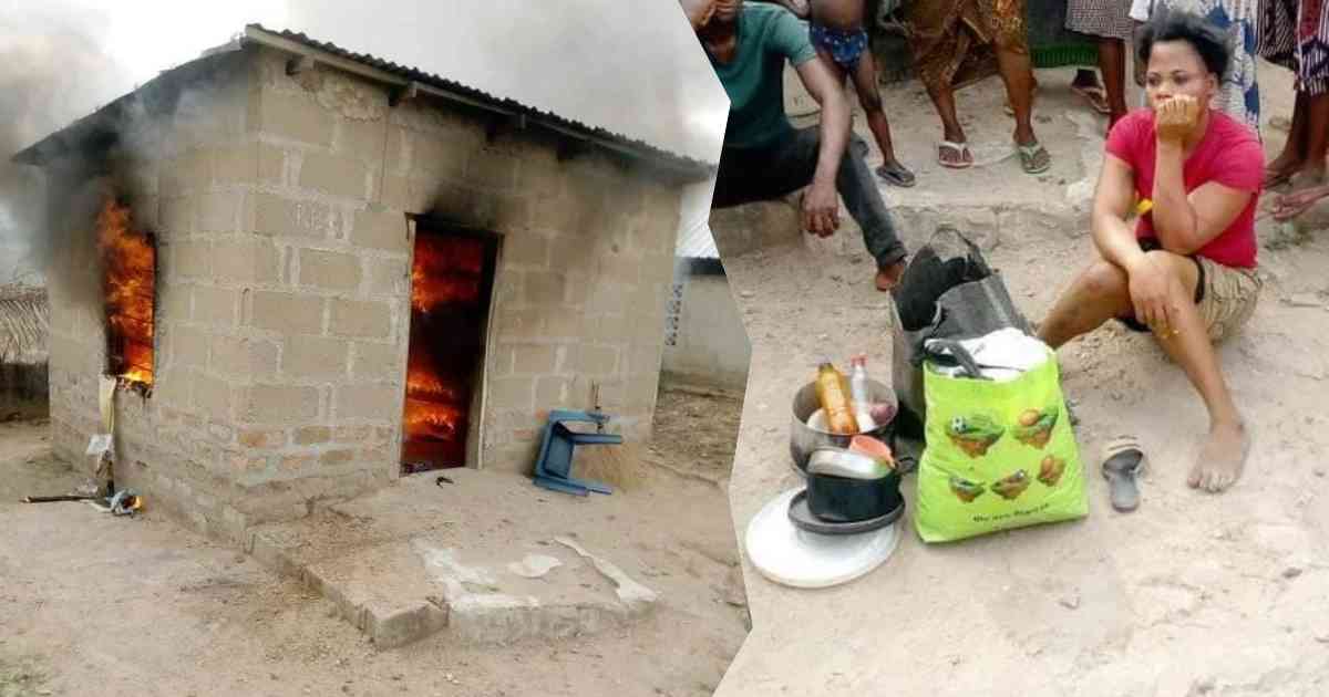 Lady sets boyfriend's house on fire over disagreement in Benue State