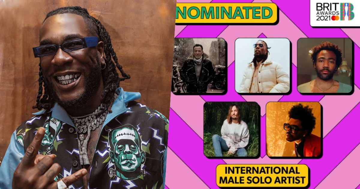 BRIT Awards 2021: Burna Boy's 'Twice as tall' bags nomination
