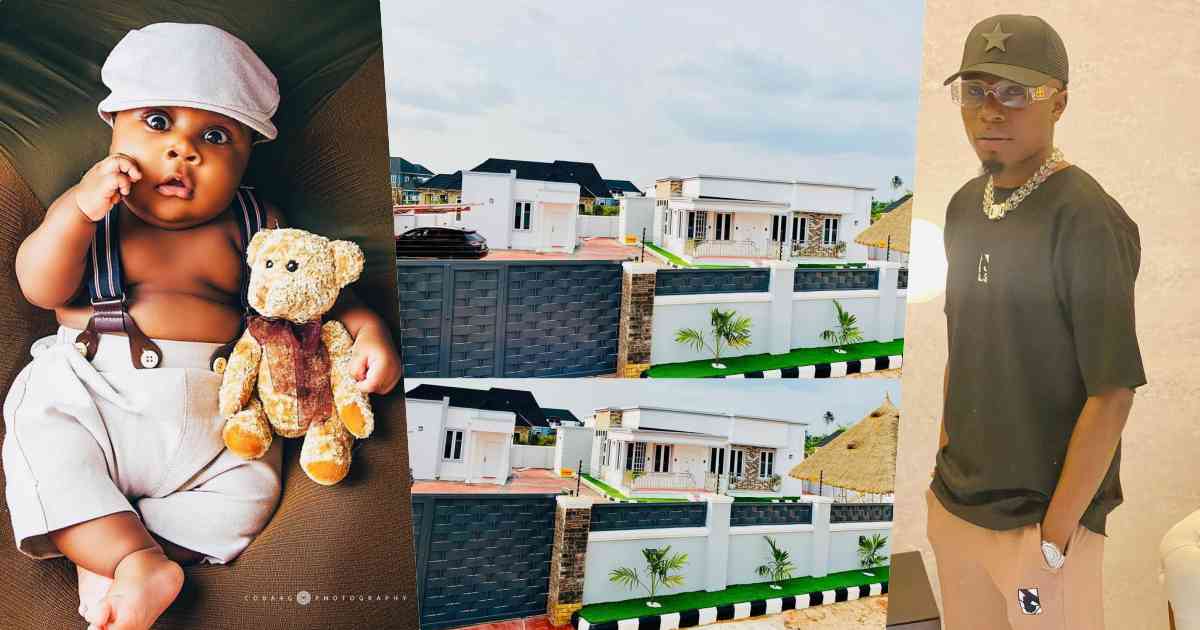 Comedian, MC Edo Pikin shows off new house, dedicates it to son (Video)