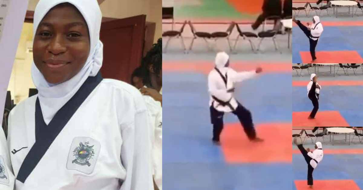 8-months pregnant athlete wins Gold medal in Taekwondo at Edo 2020 (Video)