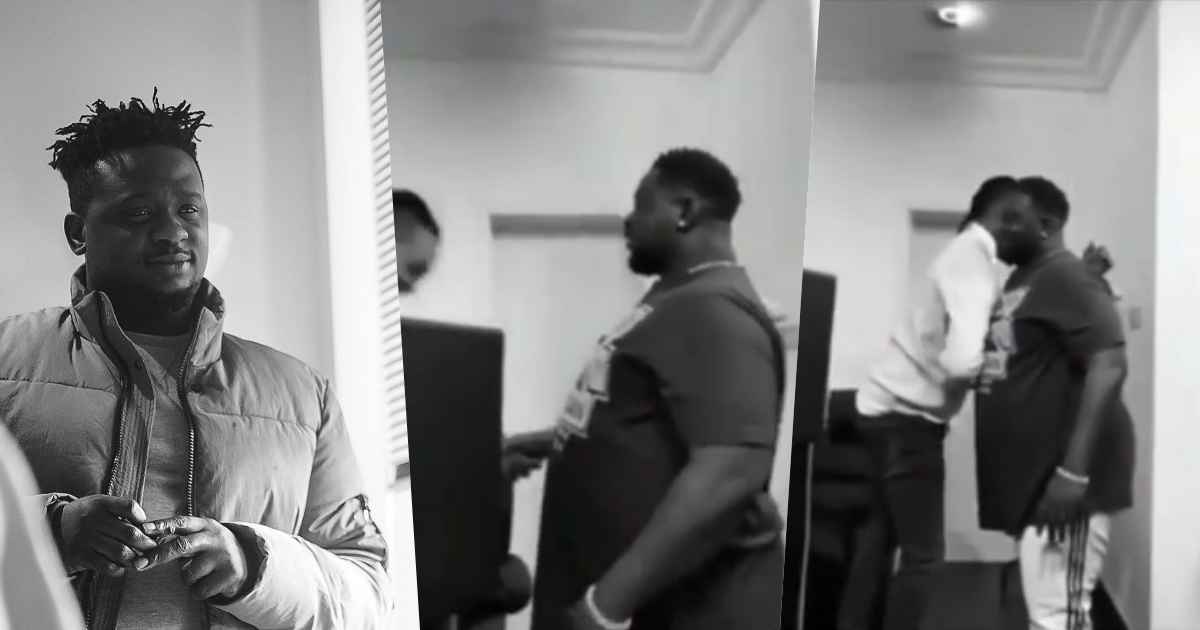 "Is he pregnant" - Fans express worry over Wande Coal's health (Video)