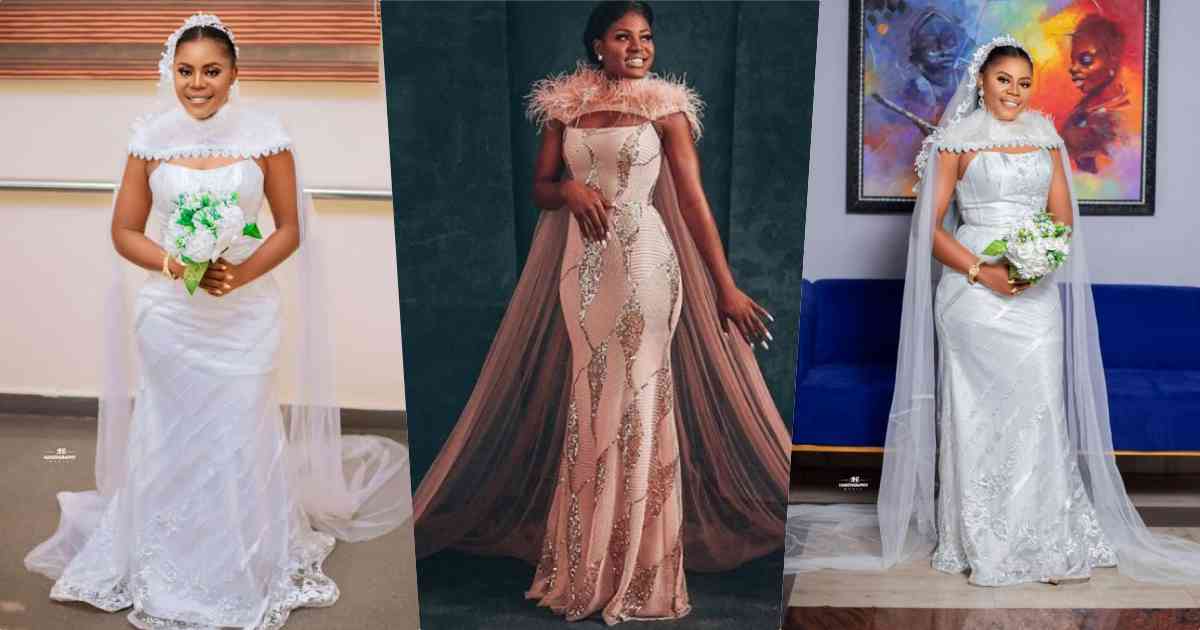 Bride appreciates BBNaija star, Alex Unusual for inspiring her wedding dress