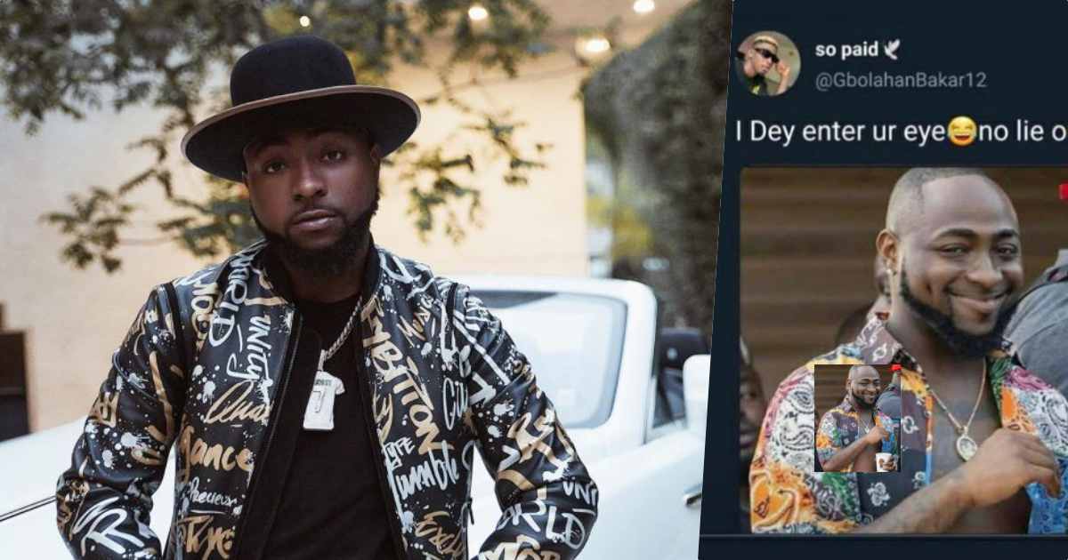 "I don suffer" - Davido reacts to his photo used as funny meme