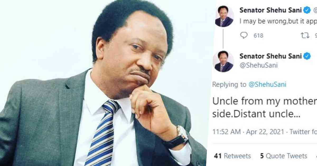 "It appears ladies have more uncles than guys" - Shehu Sani trigger reactions