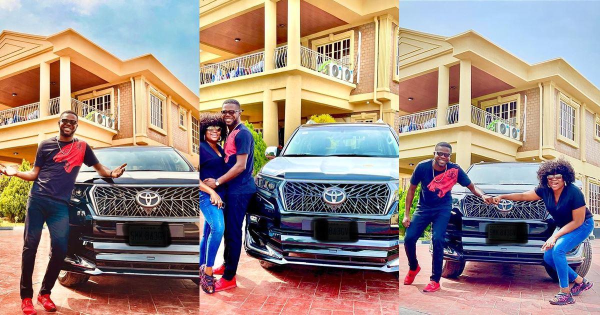 Funke Akindele JJC Skillz New Car