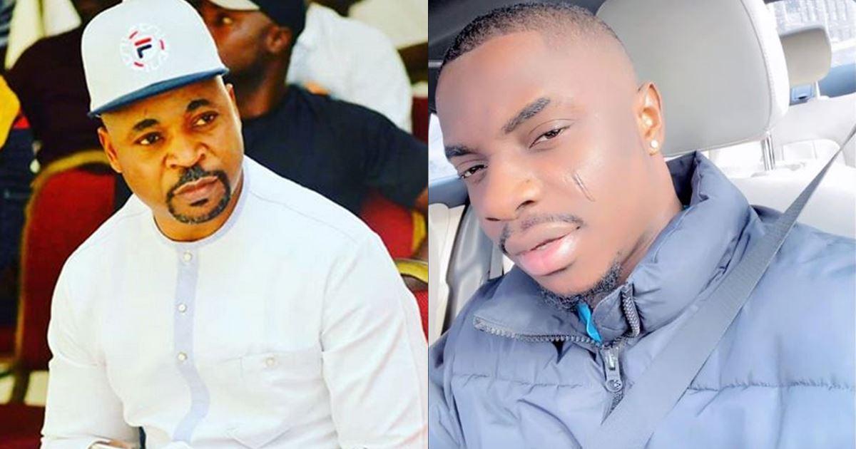 MC Oluomo's son Background Proud Instagram