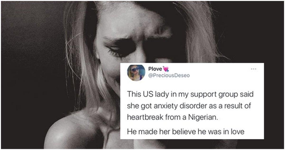 dumped Nigerian US lady