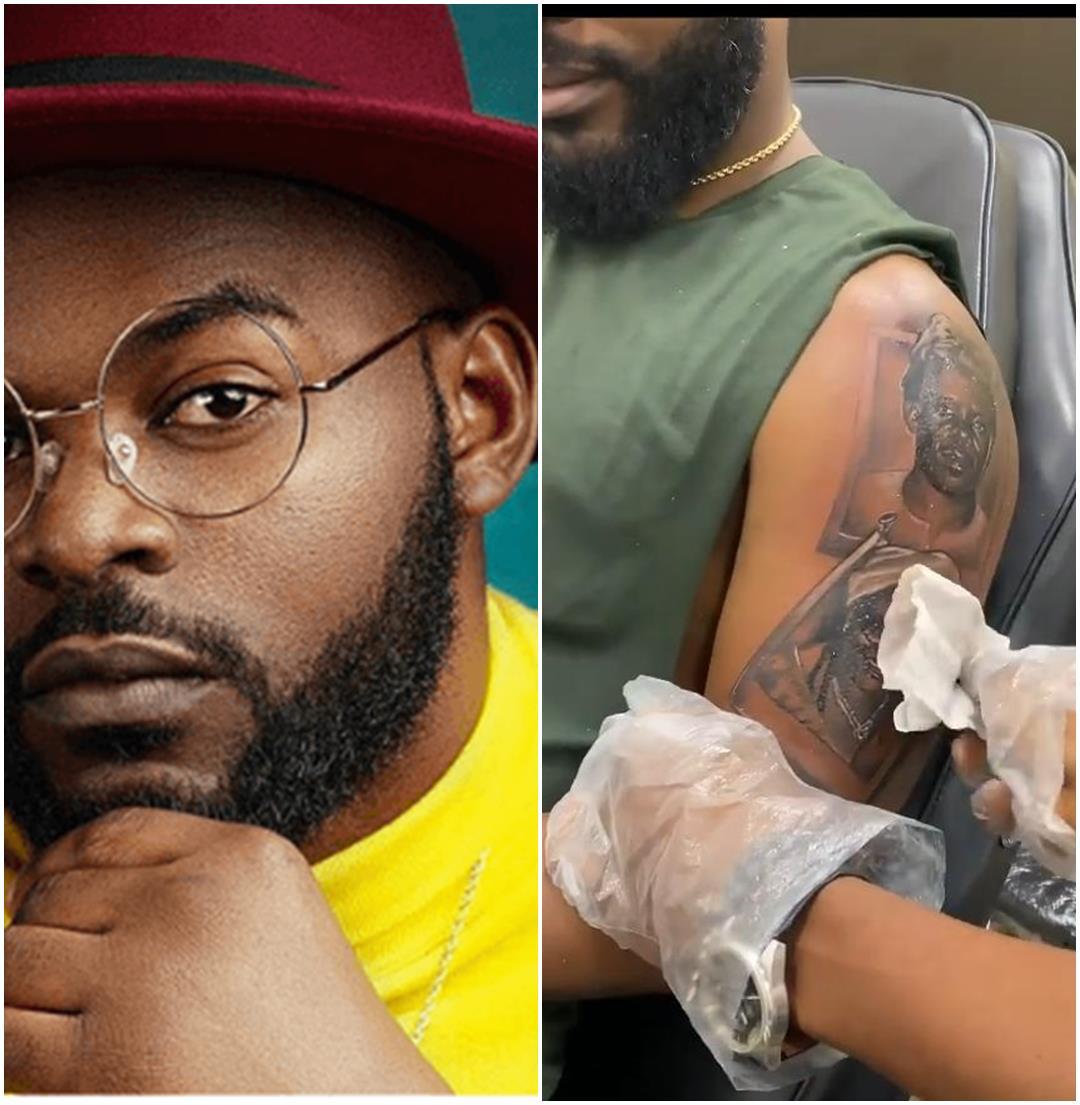 Falz tattoo parents sisters