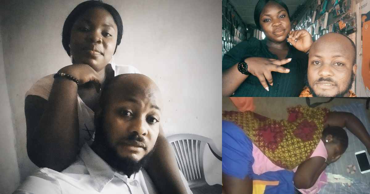 Man narrates how his girlfriend sleeps on the floor with him as he goes through rough time