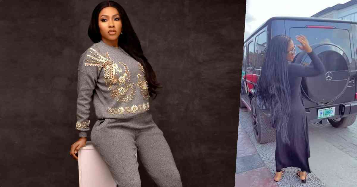 Reality star, Mercy Eke acquires new G-Wagon Mercedes Benz (Video)