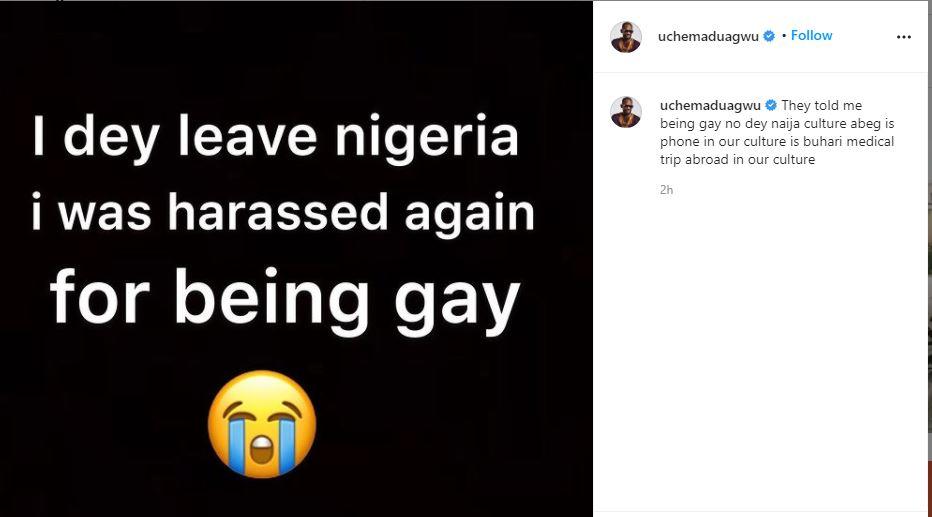 Uche Maduagwu Nigeria leaving