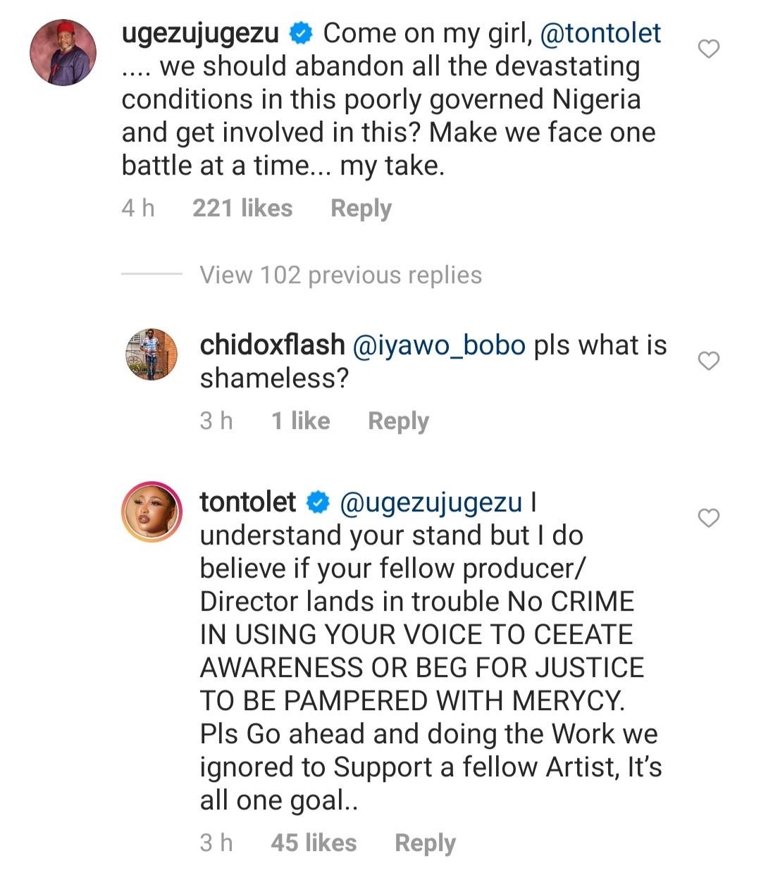 Ugezu J Ugezu Tonto Dikeh Akuapem Poolo Nigerians