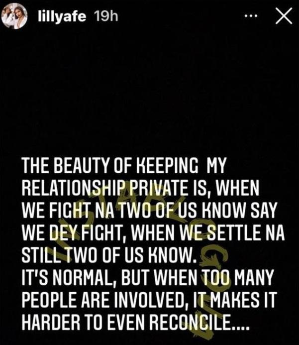 "It's harder to reconcile" - Lilian Afegbai give reasons why her relationship is off social media 