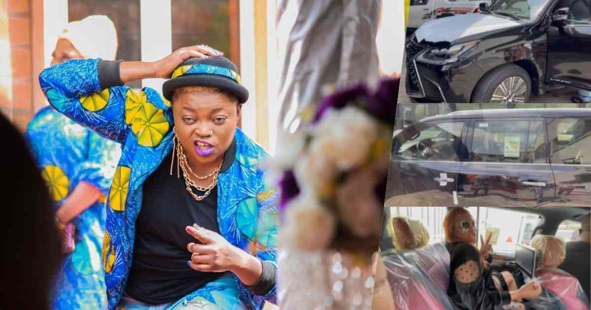 Actress, Funke Akindele acquires brand new Lexus Super Sport car (Video)