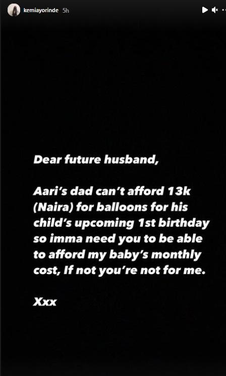 Lyta broke baby daddy